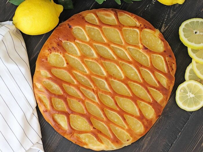 Пирог лимонный