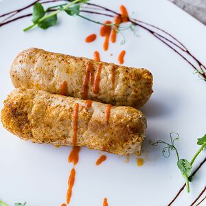 Крученики с овощами