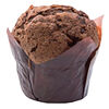 Фото к позиции меню Кекс Маффин шоколадный с шоколадной крошкой