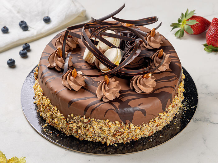 Торт Шоколадный миндаль