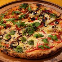 Пицца 4 вкуса (30 см) (веган, без глютена, без сахара / vegan, gluten-free, sugar-free)