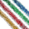 Фото к позиции меню Сноу бум мишура с белыми кончиками, 9,6х200см, пвх, 4 цвета