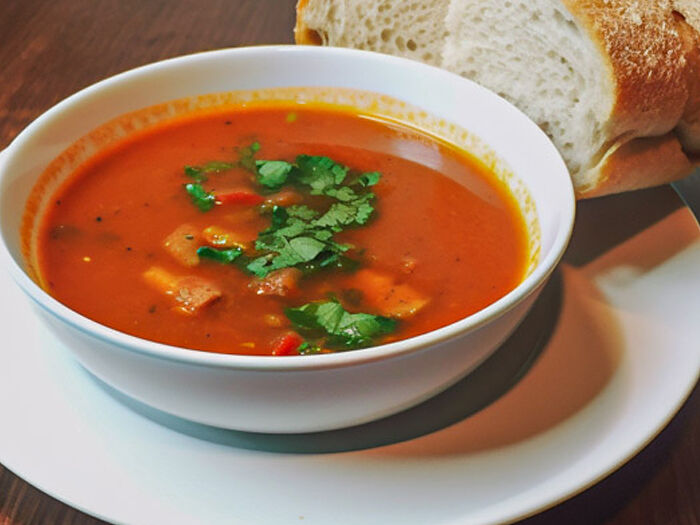 Veg tomato soup