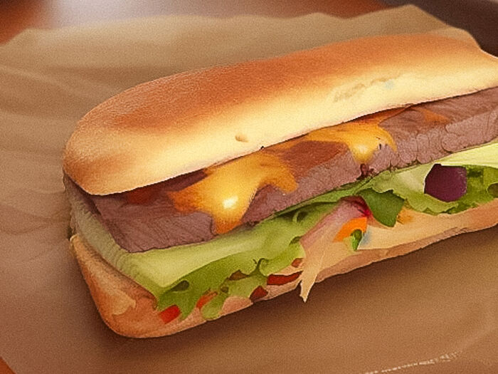 Steak and cheese (6 inch)