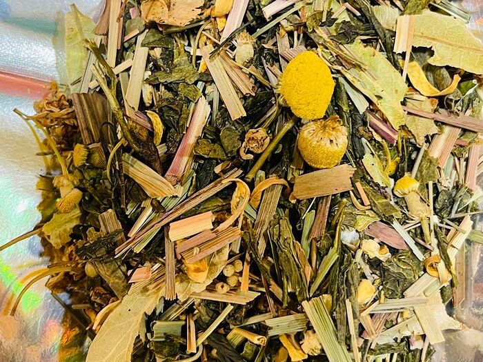 Японская липа, чай листовой зелёный ароматизированный