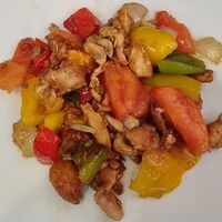 Курица с овощами