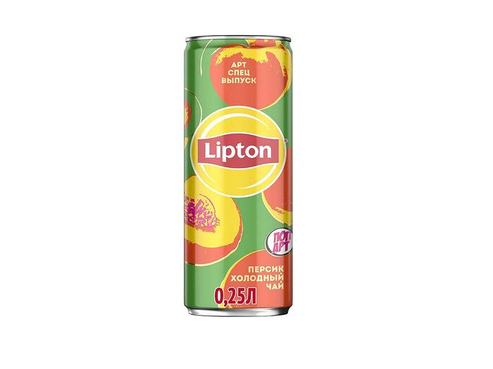 Чай Lipton чёрный с персиком