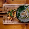 Фото к позиции меню Грибной крем-суп с трюфельным маслом