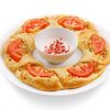 Фото к позиции меню Пирог с сыром, помидорами и луком