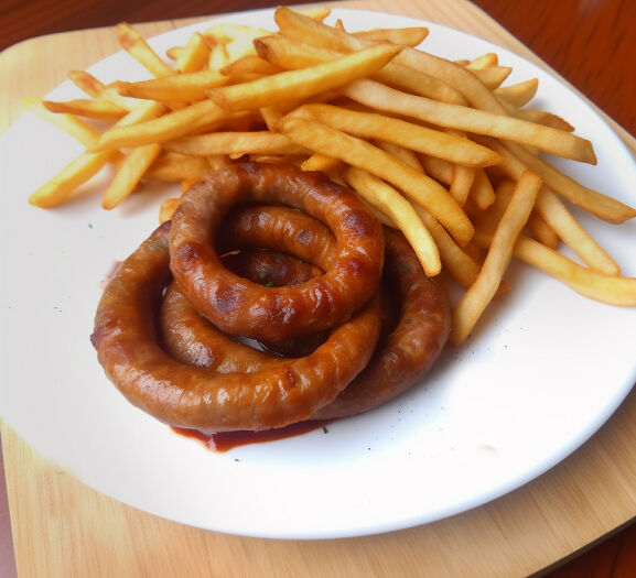 Boerewors sausage with fires