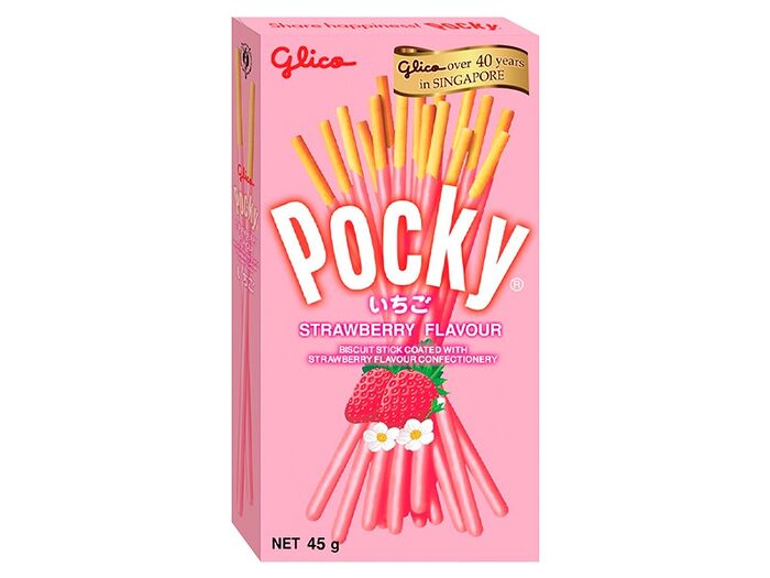 Бисквитные палочки Pocky Strawberry со вкусом клубники