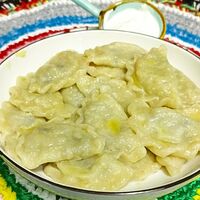 Вареники с картошкой и грибами ручной лепки