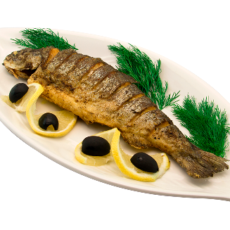 Ароматная рыба сибас 1 шт