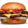 Фото к позиции меню Чизбургер двойной с мега котлетой