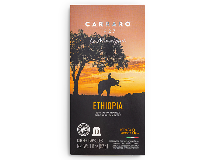 Кофе Carraro Ethiopia в капсулах