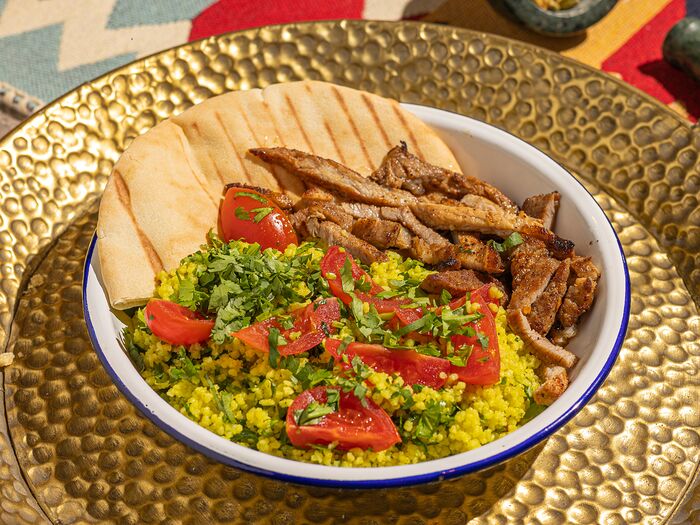 Марокканская шава на тарелке
