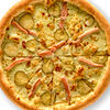 Фото к позиции меню Пицца с сёмгой средняя
