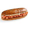 Фото к позиции меню Сэндвич с красной рыбкой