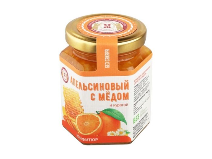 Конфитюр Апельсиновый с курагой и медом