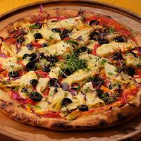 Пицца Lo vegano (30 см) (веган, без глютена, без сахара / vegan, gluten-free, sugar-free)