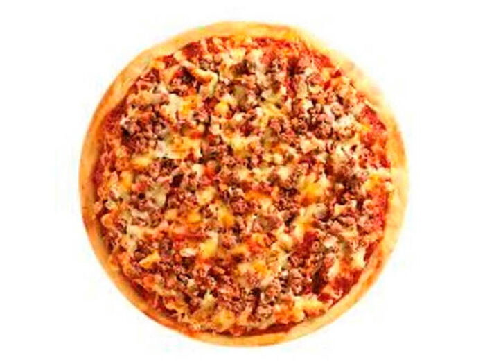 Grande pizza bolognaise
