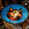 Фото к позиции меню Тосканский суп с морепродуктами