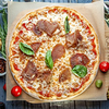 Фото к позиции меню Пицца с пармской ветчиной и сливочным сыром