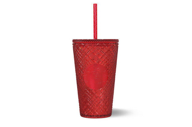 Стакан пластиковый для холодных напитков Gem Red, 473 мл