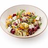 Фото к позиции меню Осенний салат с печёной тыквой и свёклой