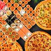 Фото к позиции меню Комбо Стиляги (96 шт и 3 пиццы)