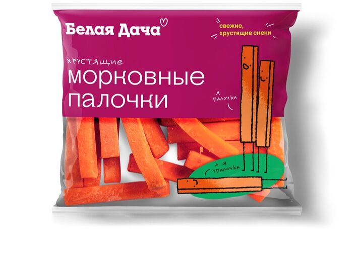 Морковные палочки Белая дача