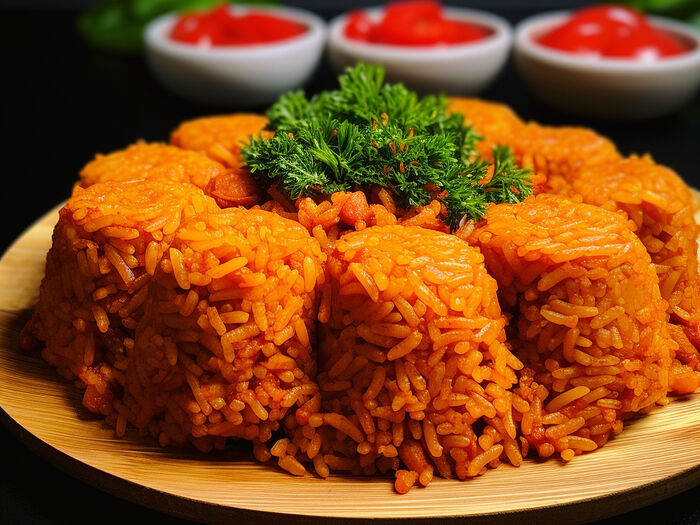 Plain jollof rice