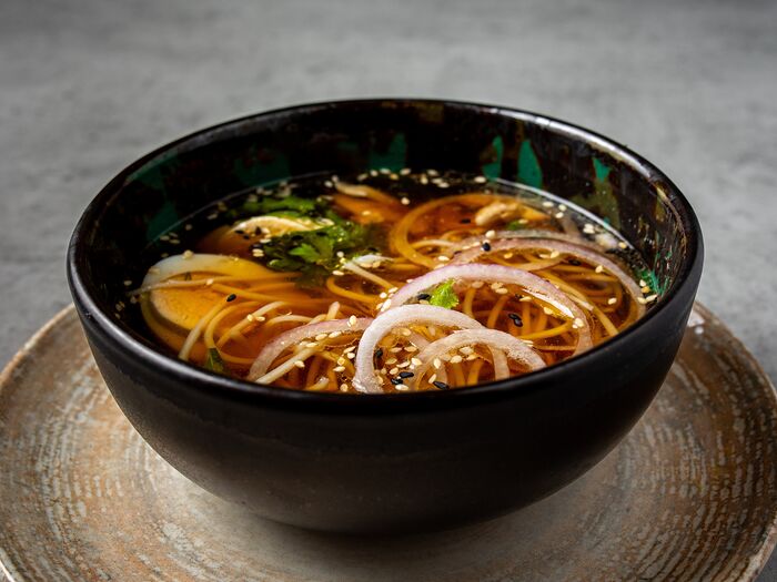 Куриный суп в азиатском стиле