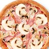 Фото к позиции меню Пицца Ветчина и грибы