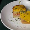 Фото к позиции меню Сэндвич с ветчиной, сыром и горчицей
