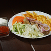 Фото к позиции меню Люля-кебаб с картошкой фри