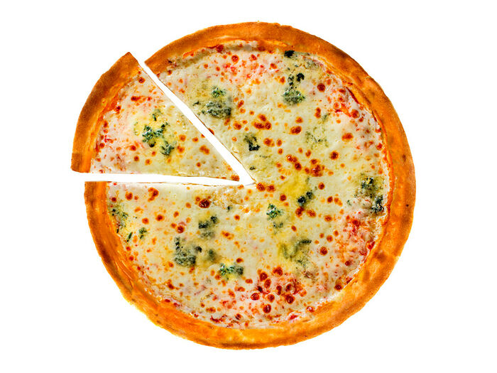 Пицца Четыре сыра 40 см на тонк. тесте