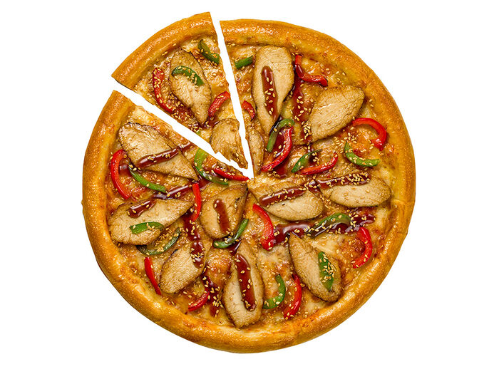 Пицца Терияки 30 см на традиционном тесте