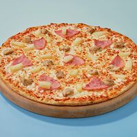 Пицца «Гавайская» на тонком тесте 30 см