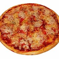 Пицца Маргарита: томаты, моцарелла