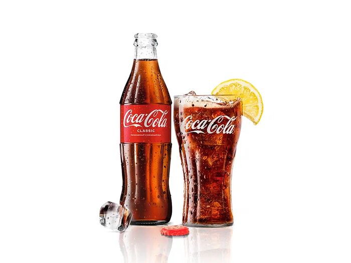 Coca-Cola стеклянная бутылка