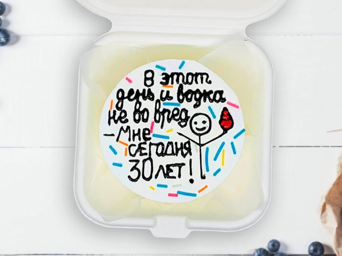 Бенто-торт 30 лет