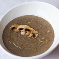 Крем-суп из грибов с гренками