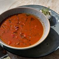 Густой томатный суп с говядиной и имбирем