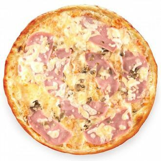 Пицца пепперони с ветчиной и грибами 31см
