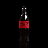 Напиток Coca-Cola в стекле без сахара