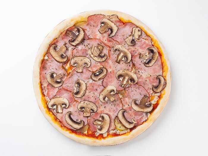 Пицца с Ветчиной и грибами
