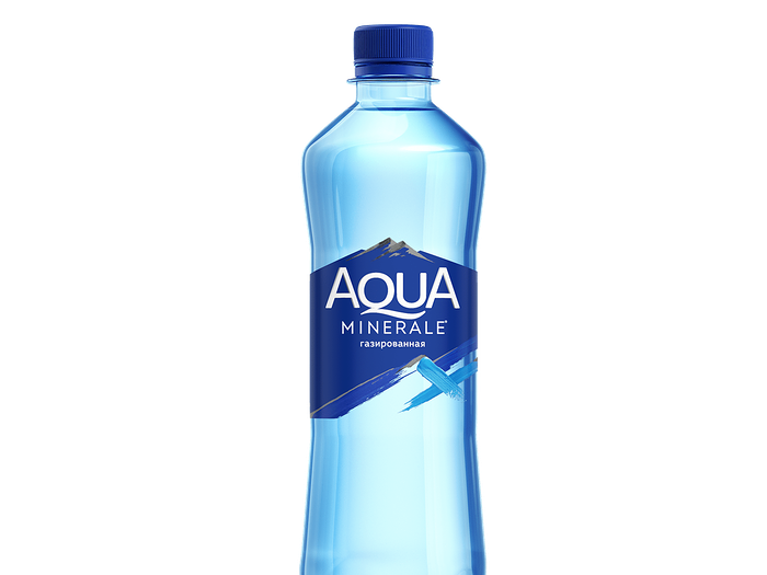Питьевая вода Аква Минерале газированная 0,5 л
