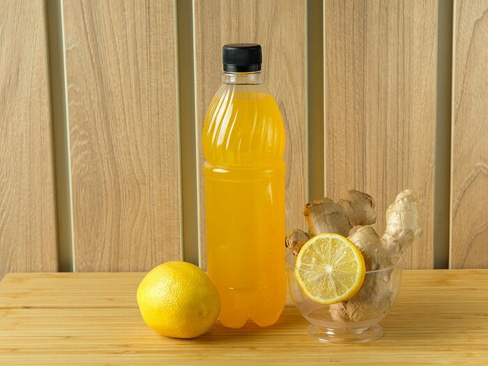 Сок свежевыжатый Лимон и Имбирь