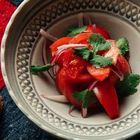 Узбекские томаты с луком